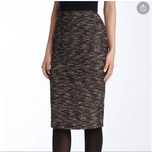 Lafayette 148 Tweed Pencil Skirt